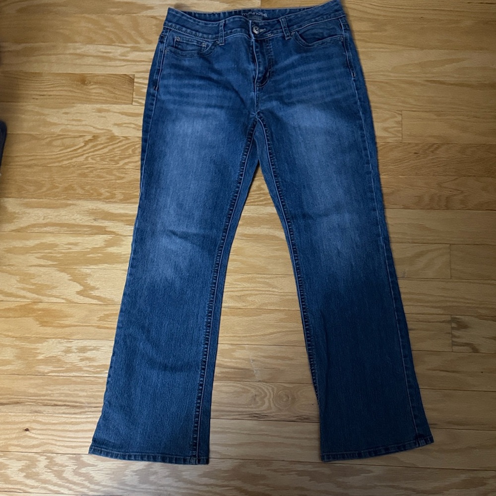 Maurices Deep Blue Straight Leg Jeans